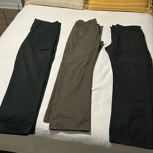 Men's Multi-Color Pants. Dickies and Wrangler Sz34